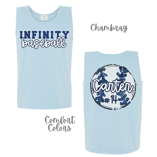 Infinity Baseball Tank Tops