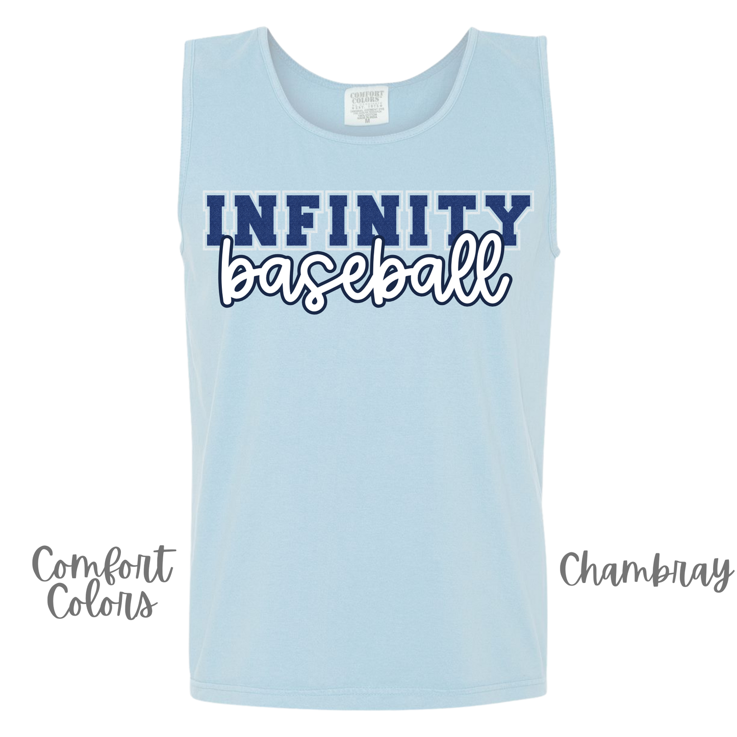 Infinity Baseball Tank Tops