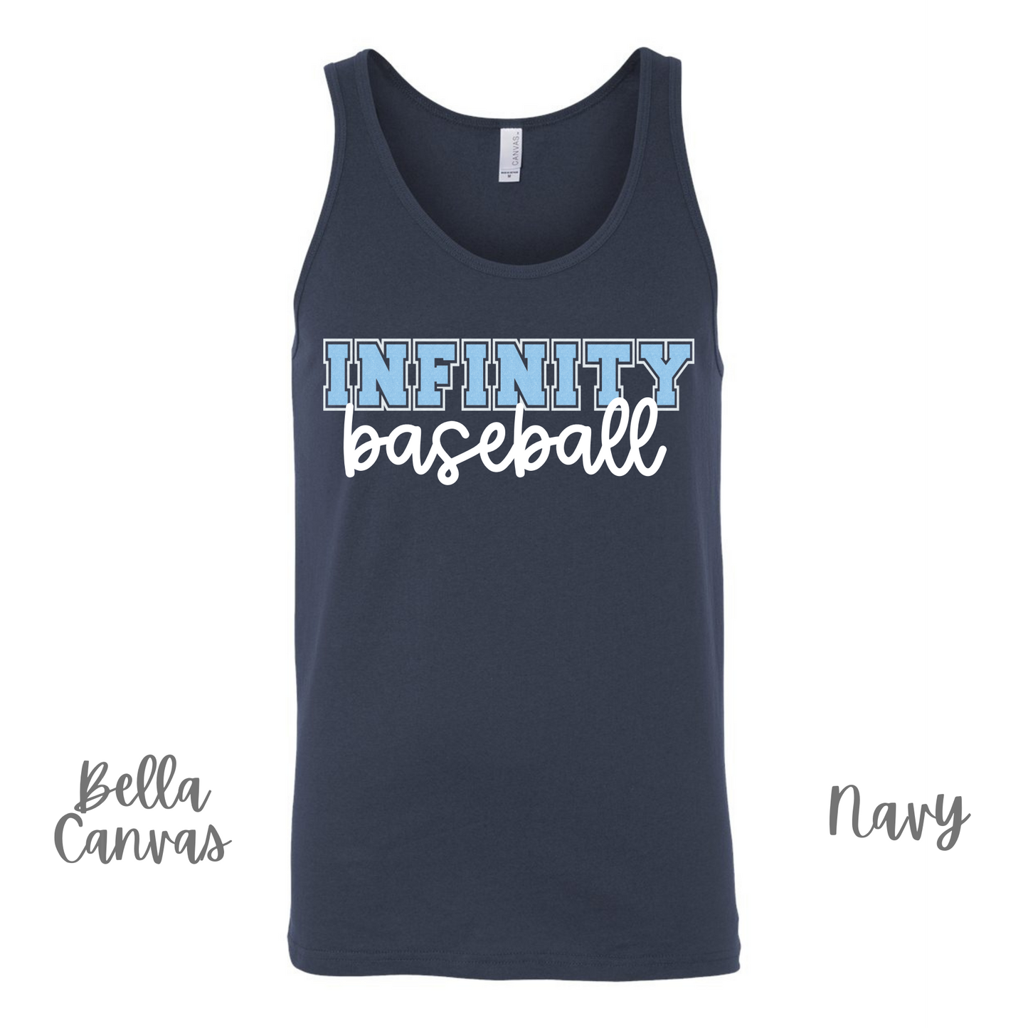 Infinity Baseball Tank Tops