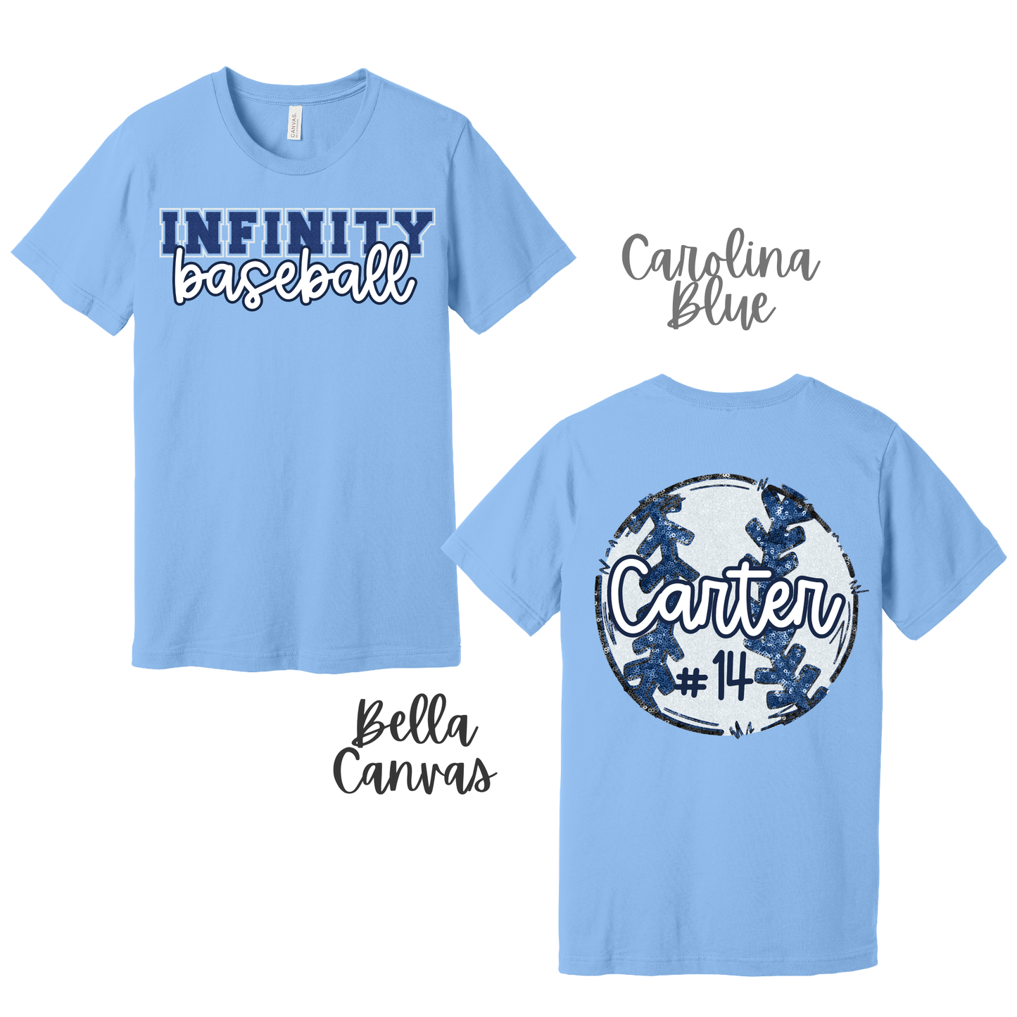 Infinity Faux Baseball Tee