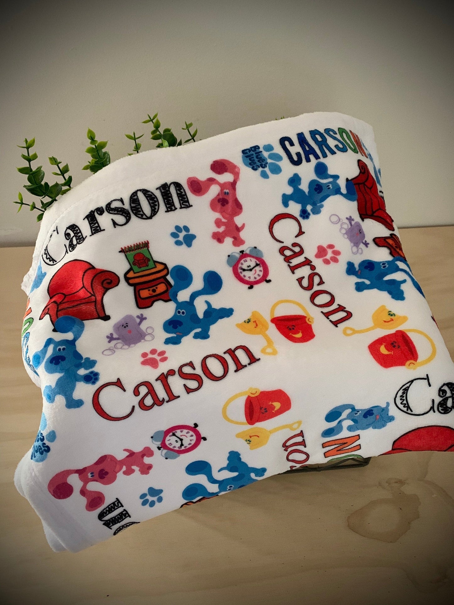 Blues Clues Personalized Blanket