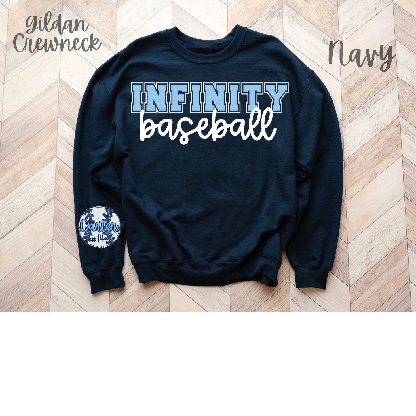 Infinity Baseball With Sleeve Design