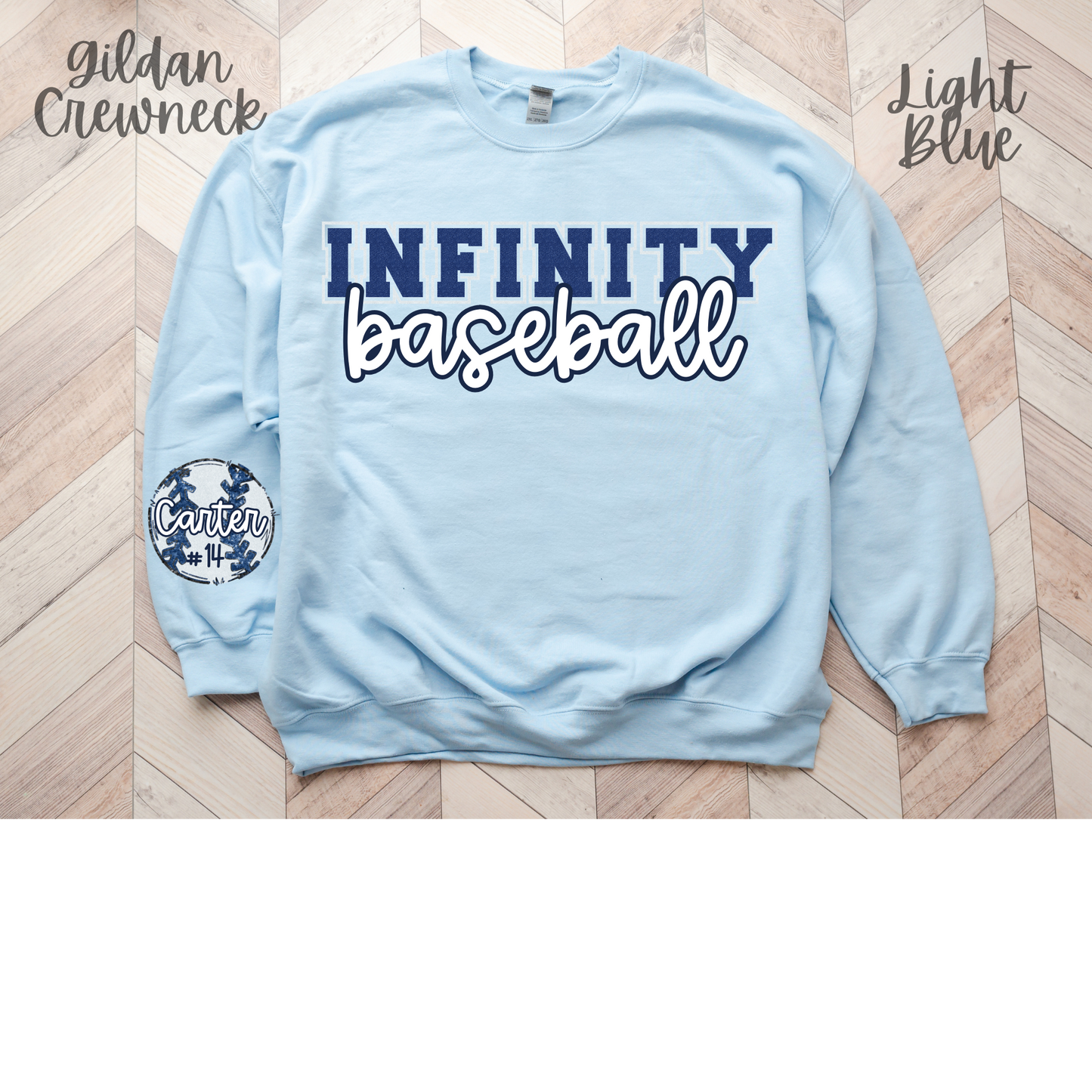 Infinity Baseball With Sleeve Design