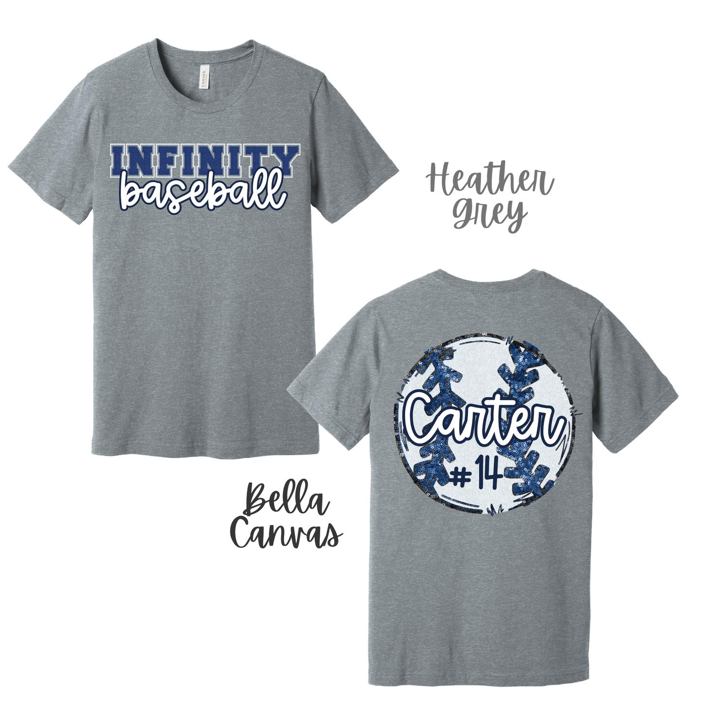 Infinity Faux Baseball Tee