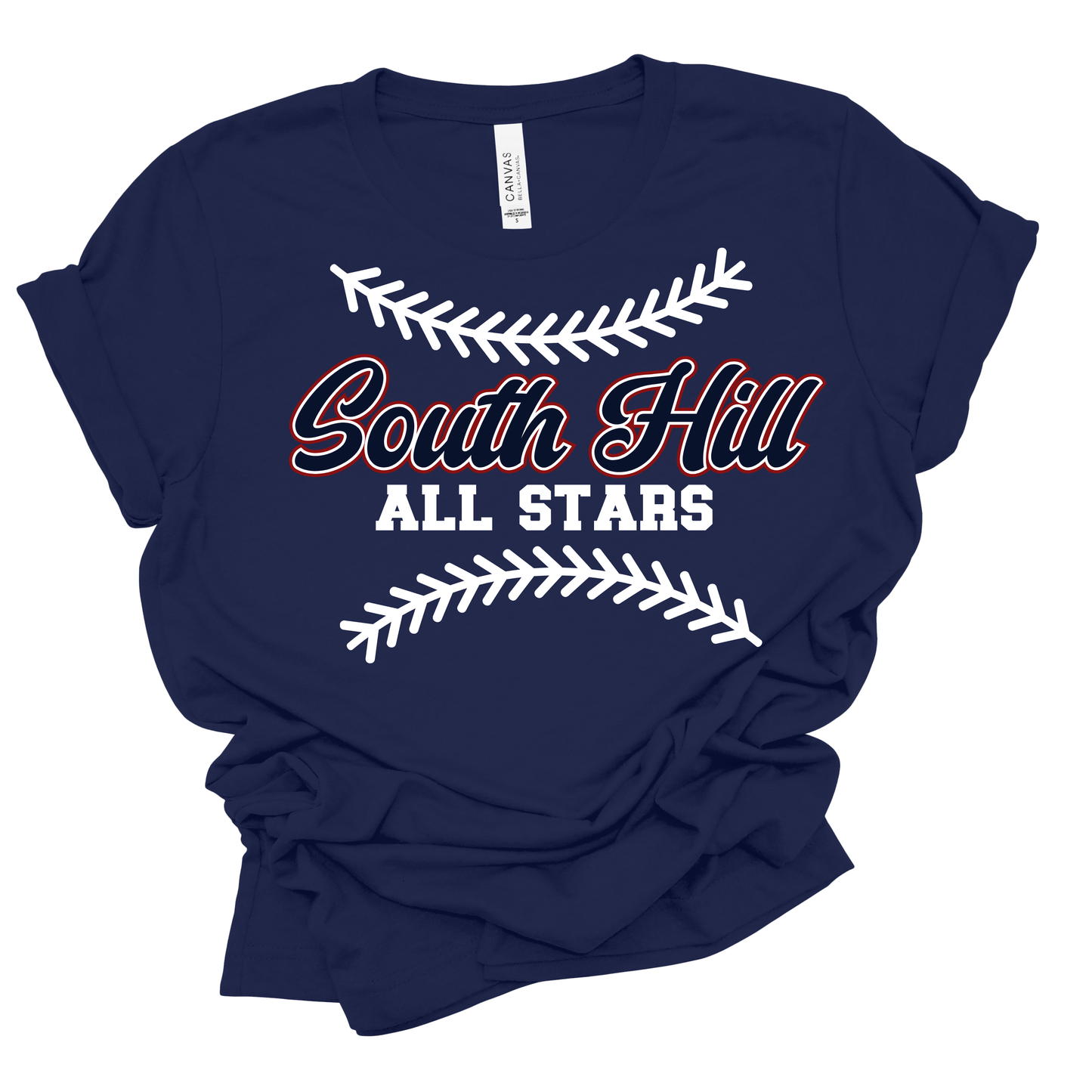 SH All Stars Vertical Back Name - Adult Short Sleeve