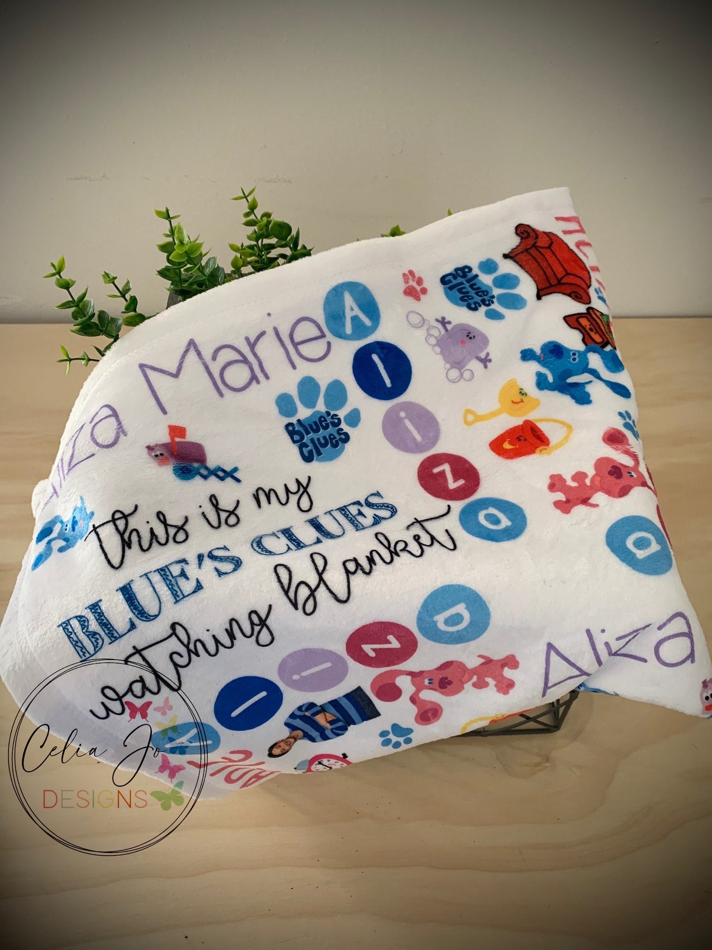 Blues Clues Personalized Blanket