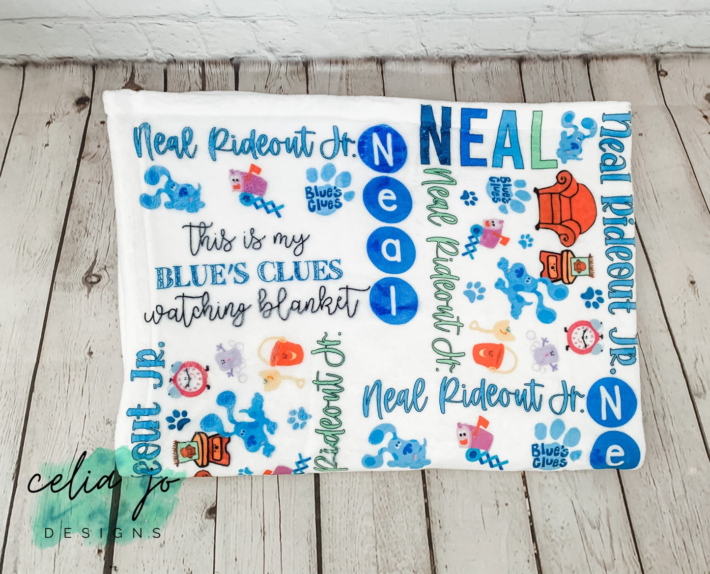 Blues Clues Personalized Blanket