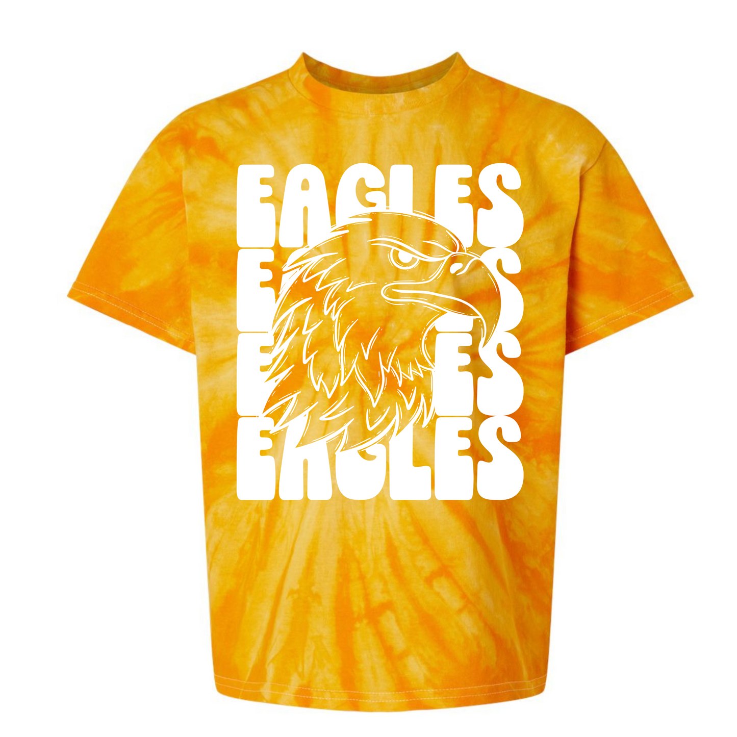 Eagles - Adult Short Sleeve Tie Dye