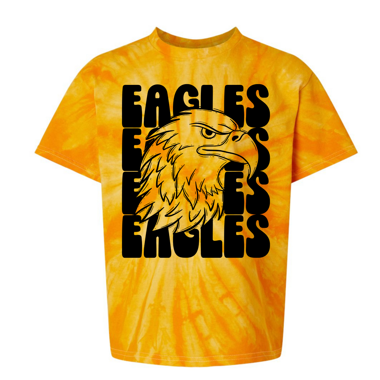 Eagles - Youth Short Sleeve Tie Dye