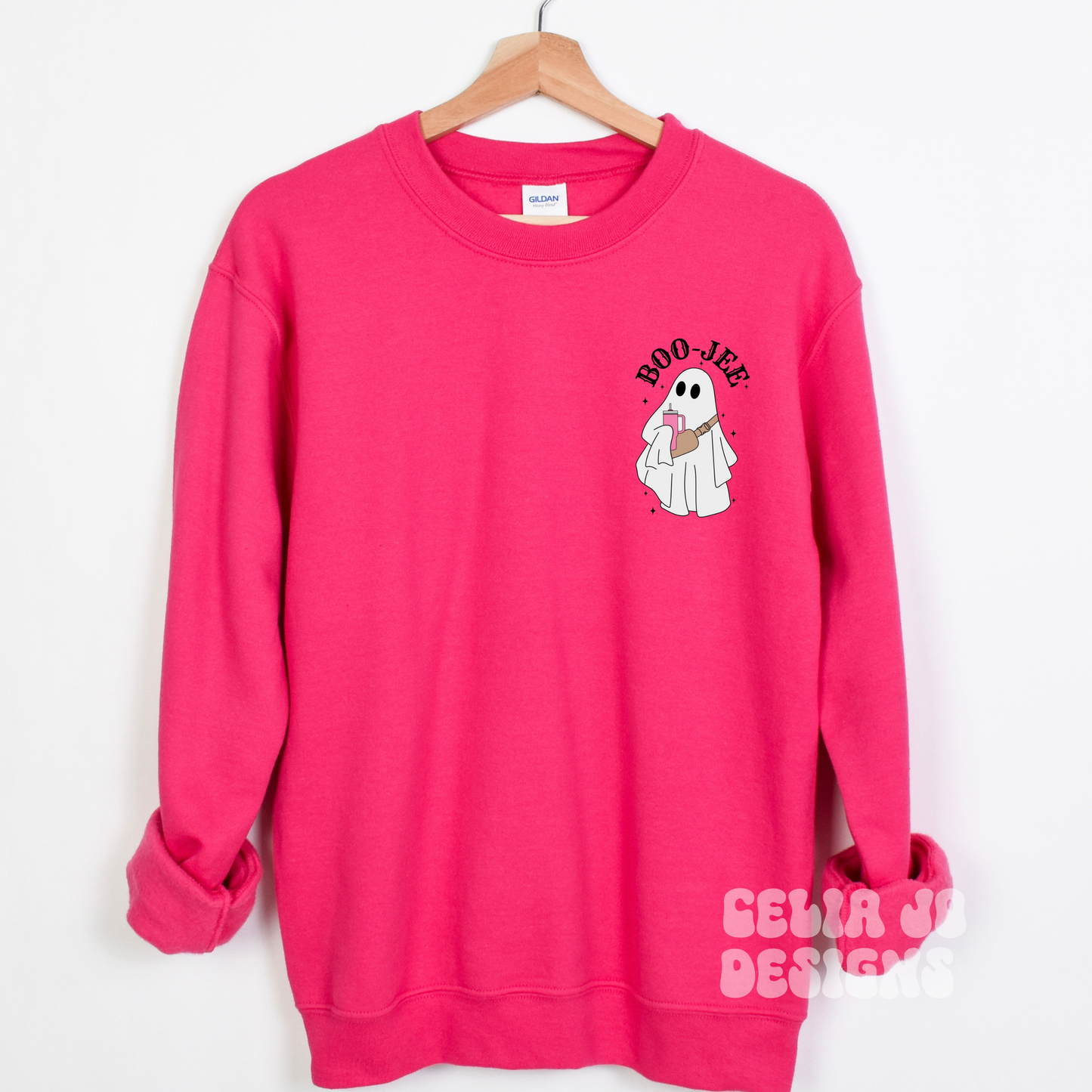 BOO-JEE Ghost Crewneck