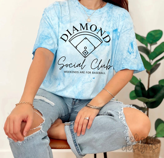 Diamond Social Club Baseball Tee