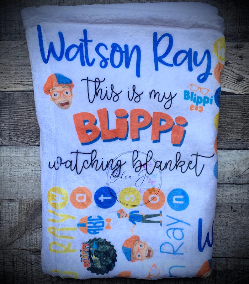 Blippi Personalized Blanket