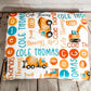 Personalized Construction Truck Blanket